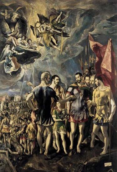 GRECO, El The Martyrdom of St Maurice oil painting image